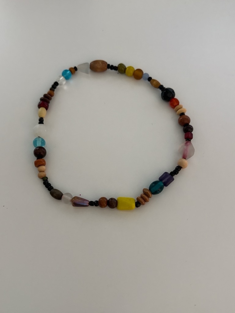 Multicolor Beaded Stretch necklace